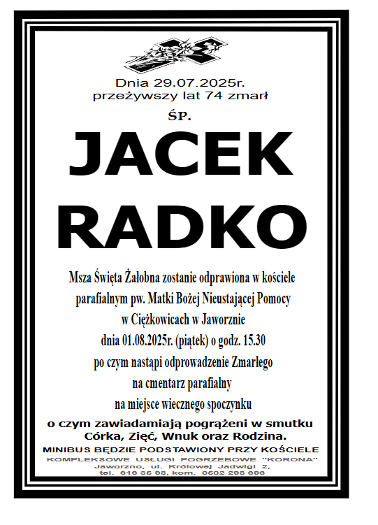 JACEK RADKO