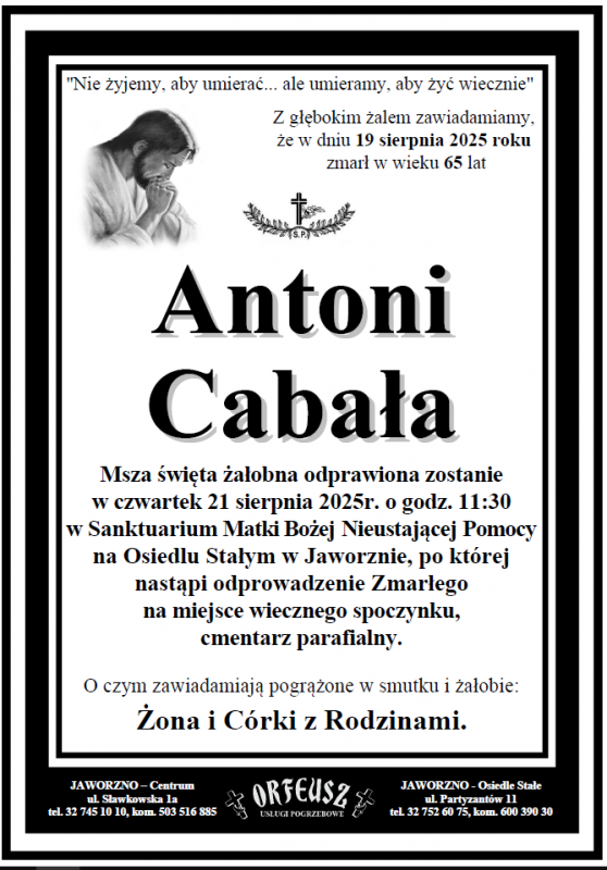 ANTONI CABAŁA