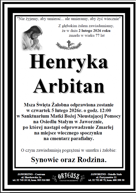 HENRYKA ARBITAN