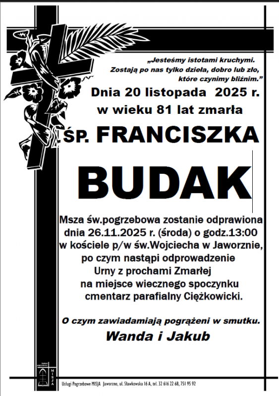 FRANCISZKA BUDAK
