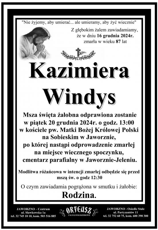 KAZIMIERA WINDYS
