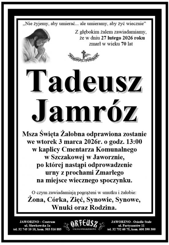 TADEUSZ JAMRÓZ