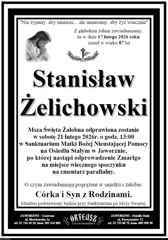 STANISŁAW ŻELICHOWSKI