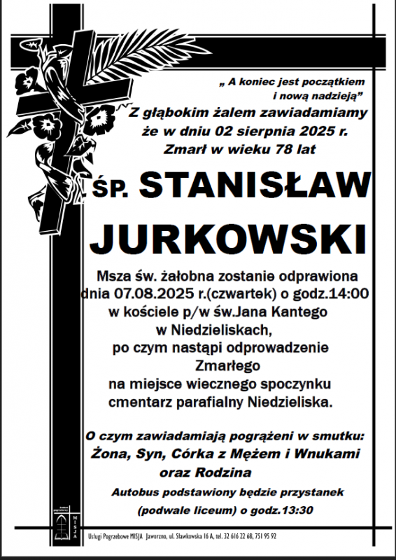 STANISŁAW JURKOWSKI