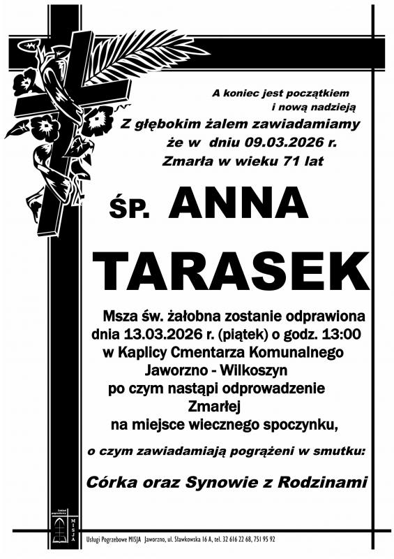 ANNA TARASEK