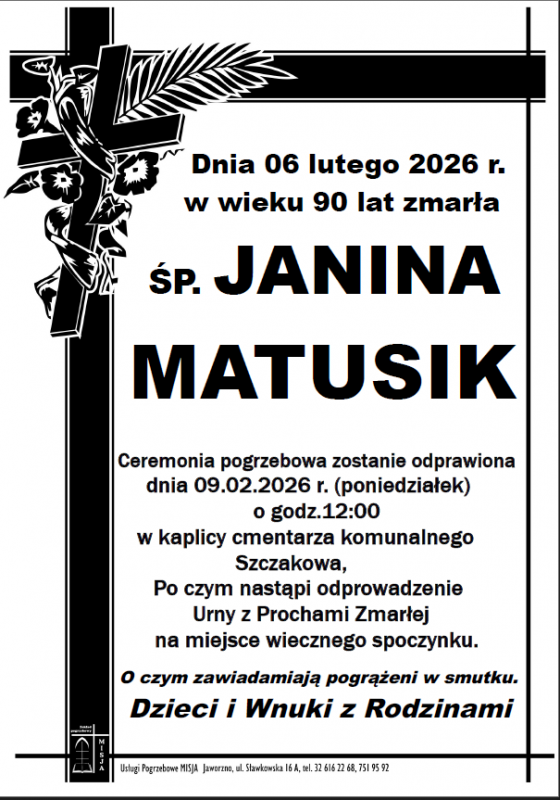 JANINA MATUSIK