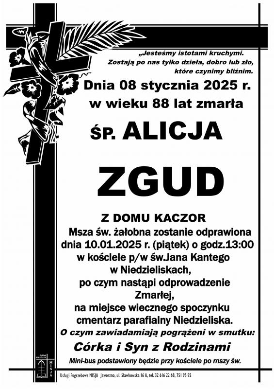 ALICJA ZGUD