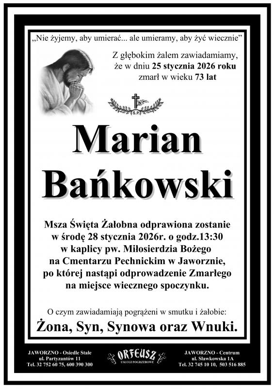 MARIAN BAŃKOWSKI