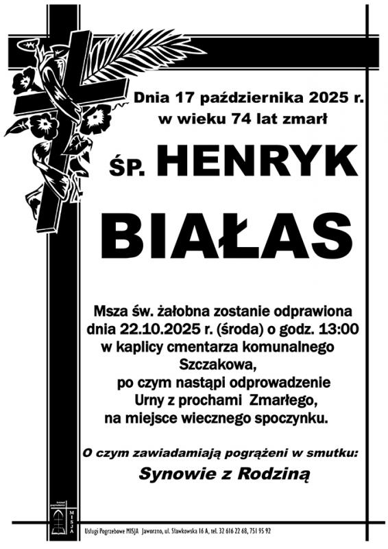 HENRYK BIAŁAS