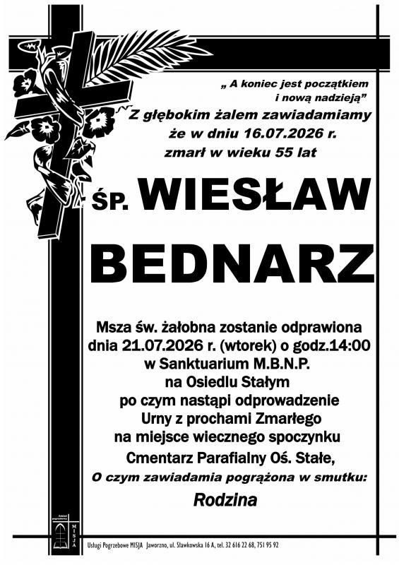 WIESŁAW BEDNARZ