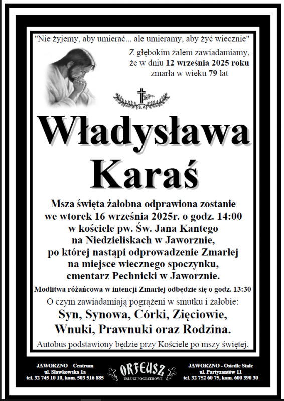 WŁADYSŁAWA  KARAŚ