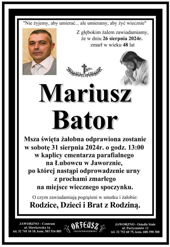 MARIUSZ BATOR