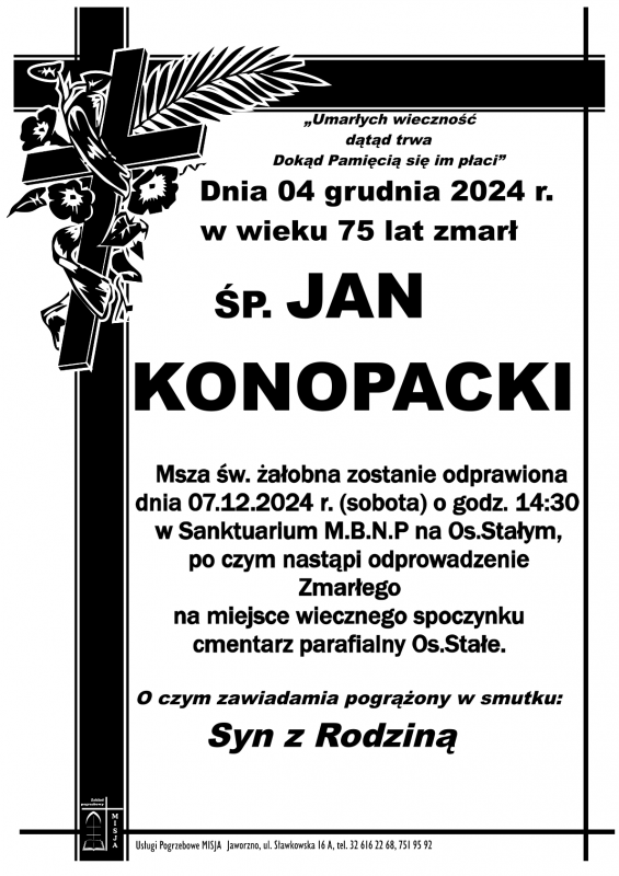 JAN KONOPACKI