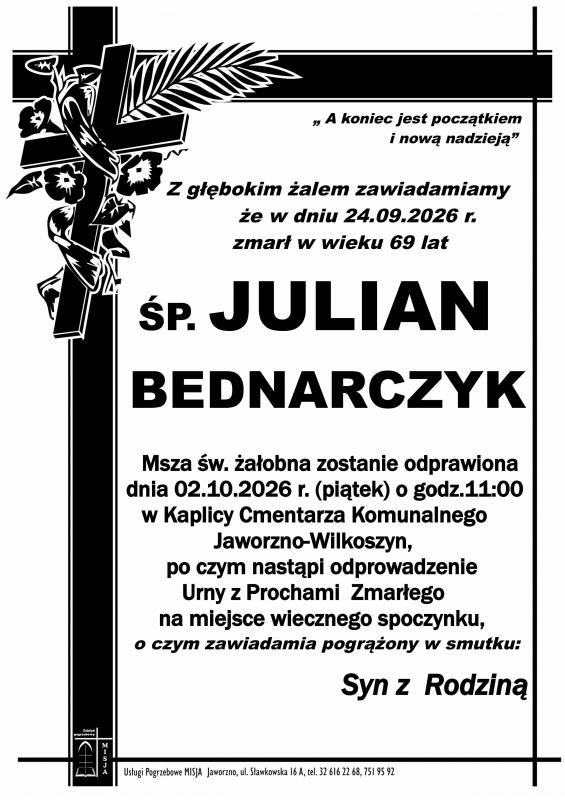 JULIAN BEDNARCZYK