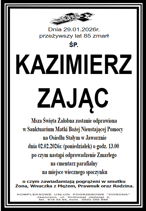 KAZIMIERZ ZAJĄC