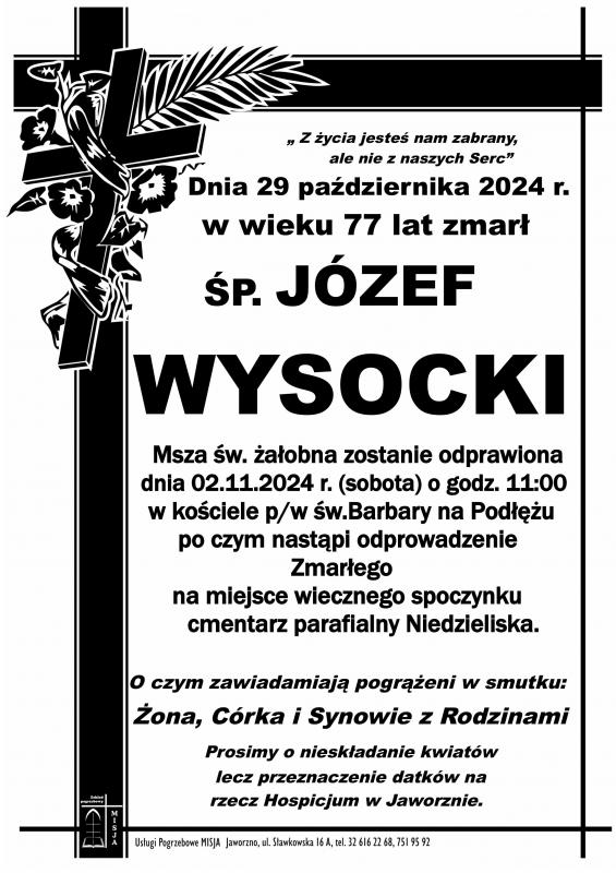 JÓZEF WYSOCKI