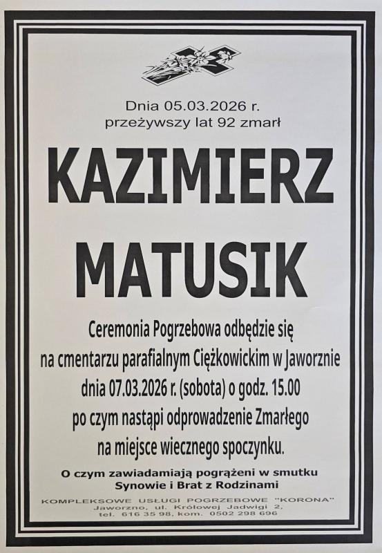KAZIMIERZ MATUSIK