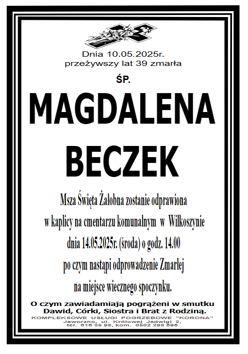 MAGDALENA BECZEK