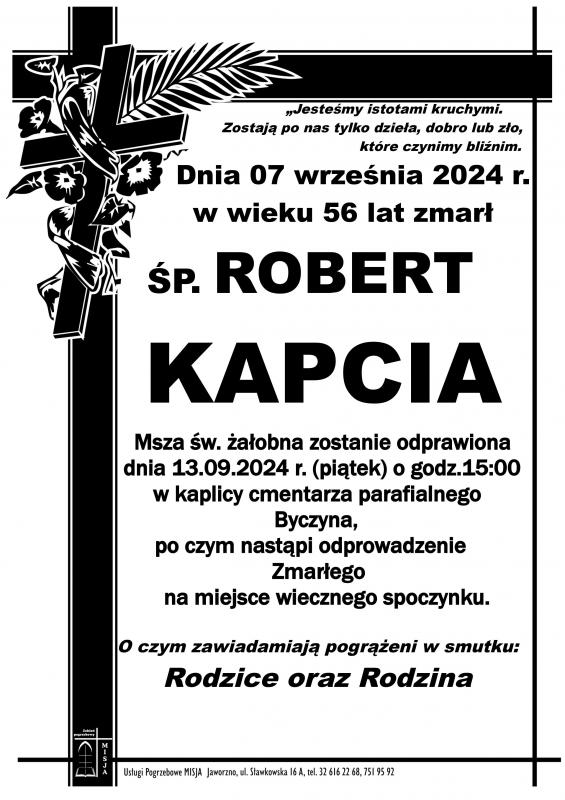 ROBERT KAPCIA