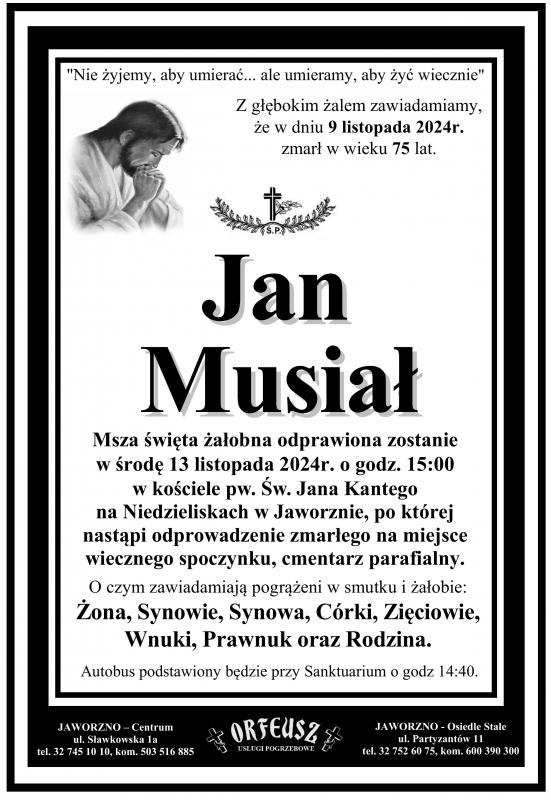 JAN MUSIAŁ