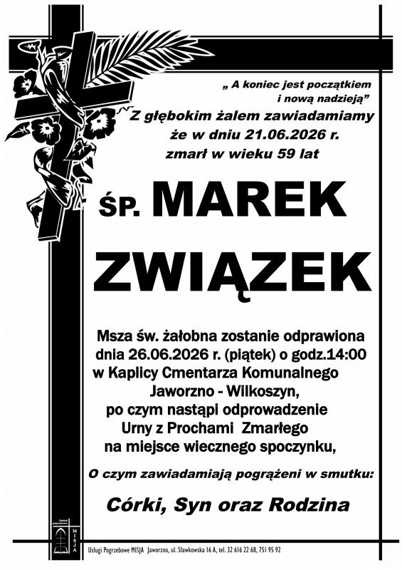 MAREK ZWIĄZEK