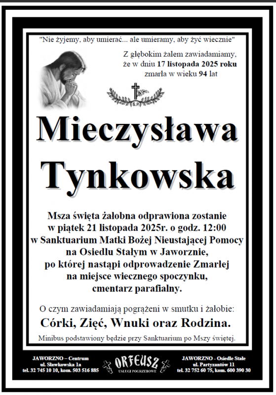 MIECZYSŁAWA TYNKOWSKA