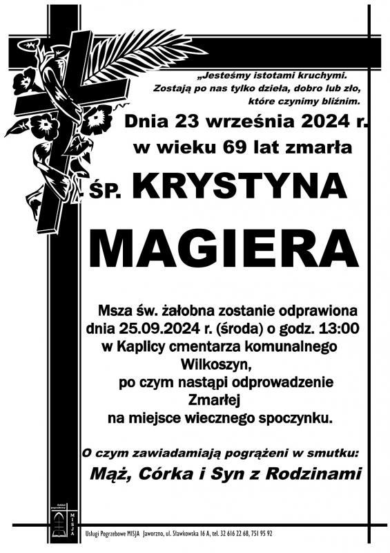 KRYSTYNA MAGIERA