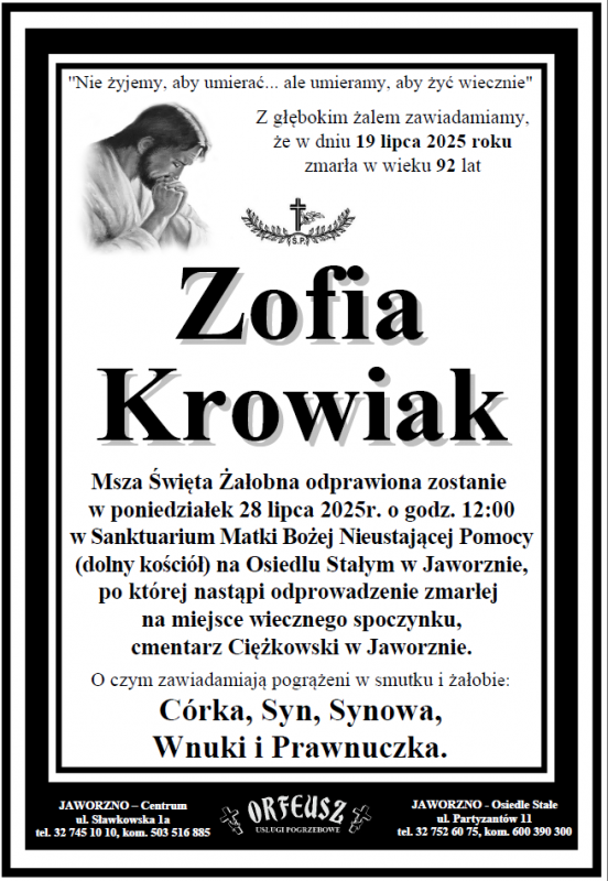 ZOFIA KROWIAK