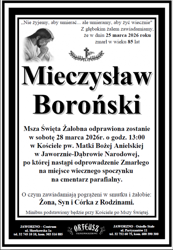 MIECZYSŁAW BOROŃSKI