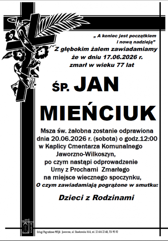 JAN MIEŃCIUK