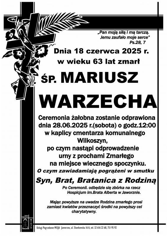 MARIUSZ WARZECHA