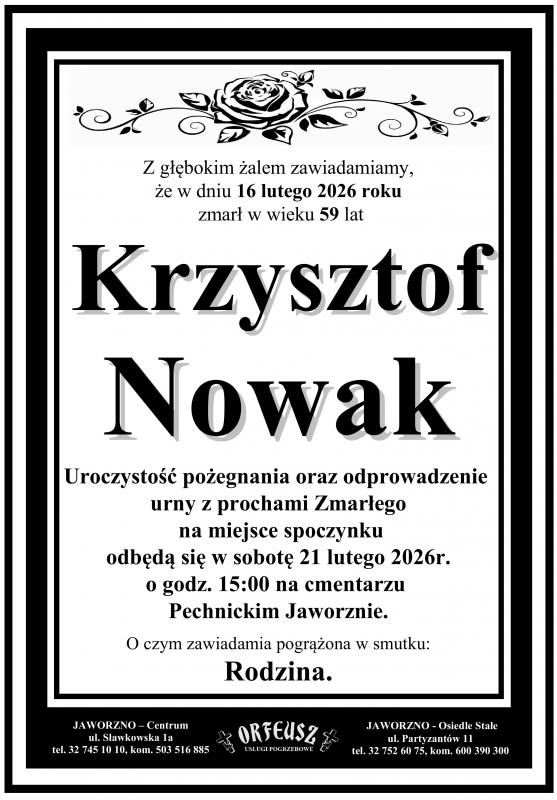 KRZYSZTOF NOWAK