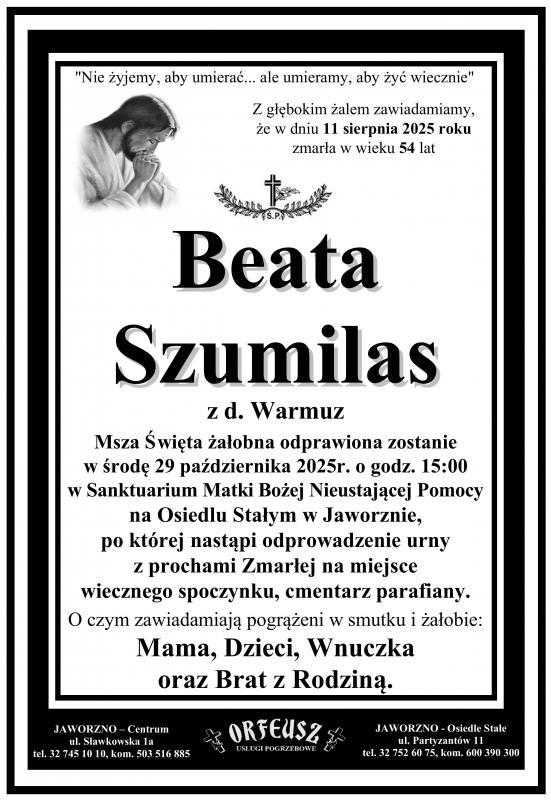 BEATA SZUMILAS Z DOMU WARMUZ