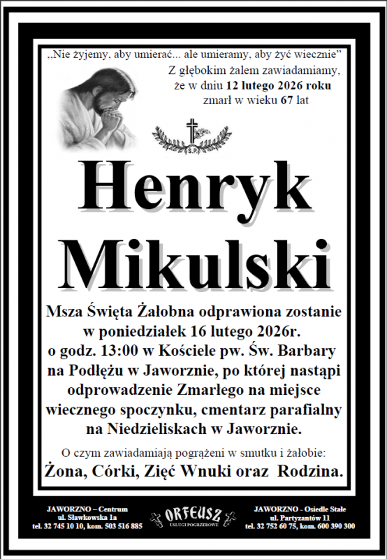 HENRYK MIKULSKI