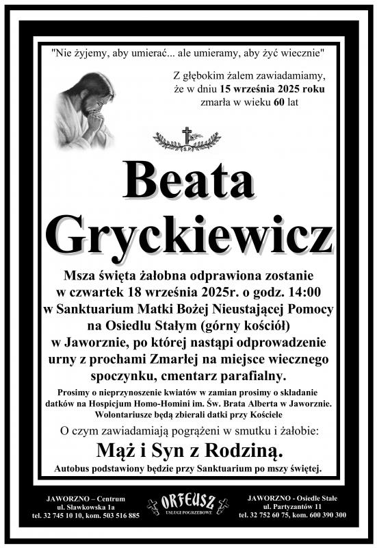 BEATA GRYCKIEWICZ