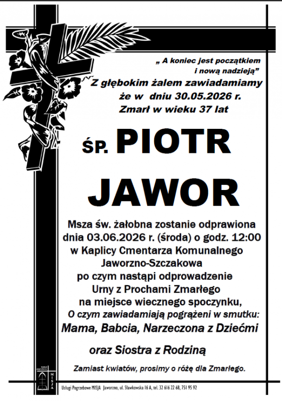 PIOTR JAWOR