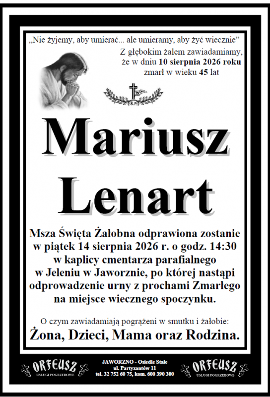 MARIUSZ LENART