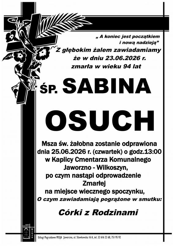 SABINA OSUCH