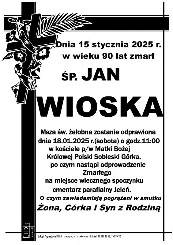 JAN WIOSKA