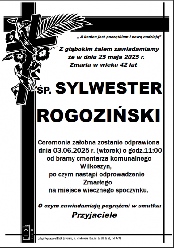 SYLWESTER ROGOZIŃSKI