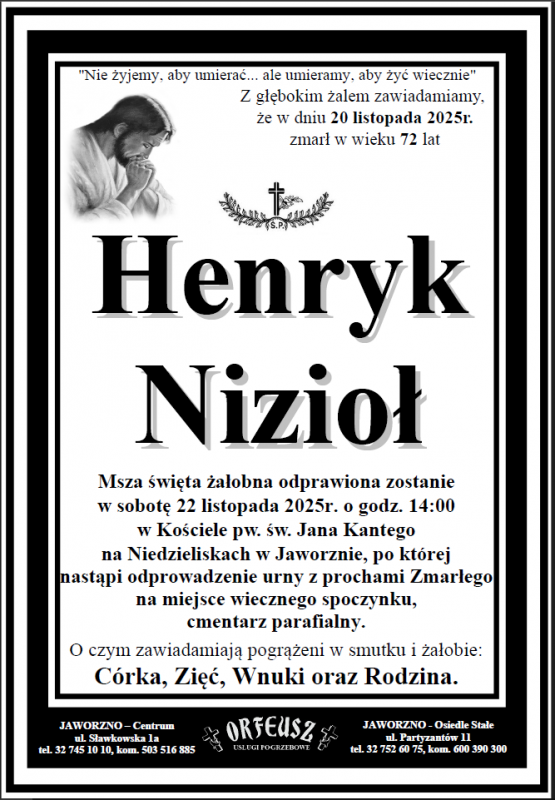 HENRYK  NIZIOŁ