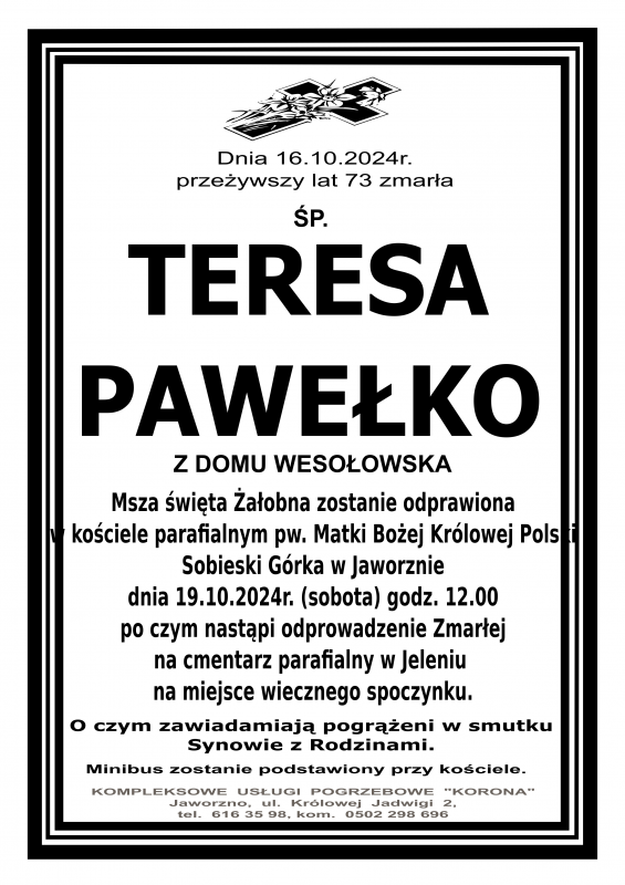 TERESA PAWEŁKO