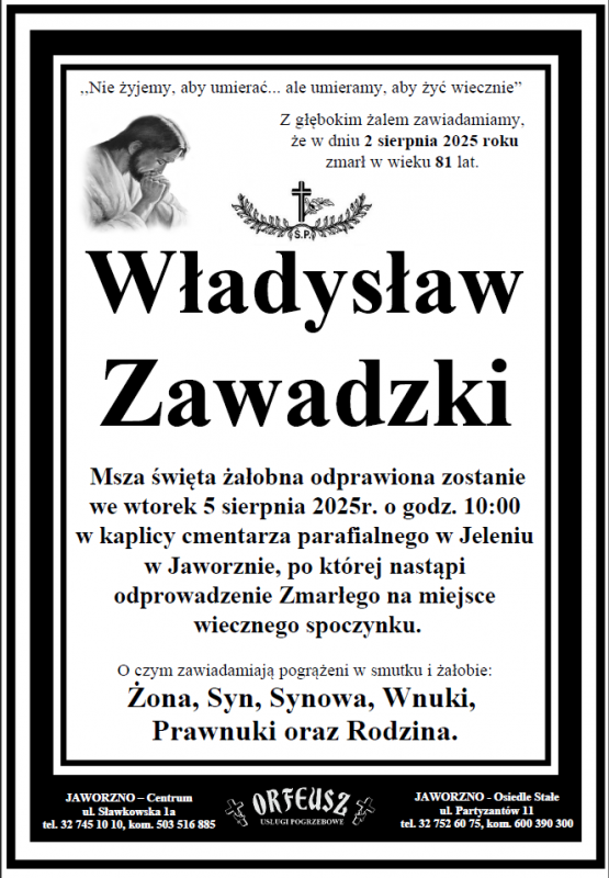 WŁADYSŁAW ZAWADZKI
