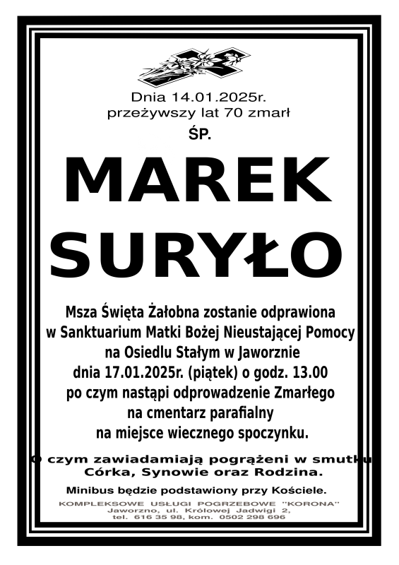 MAREK SURYŁO