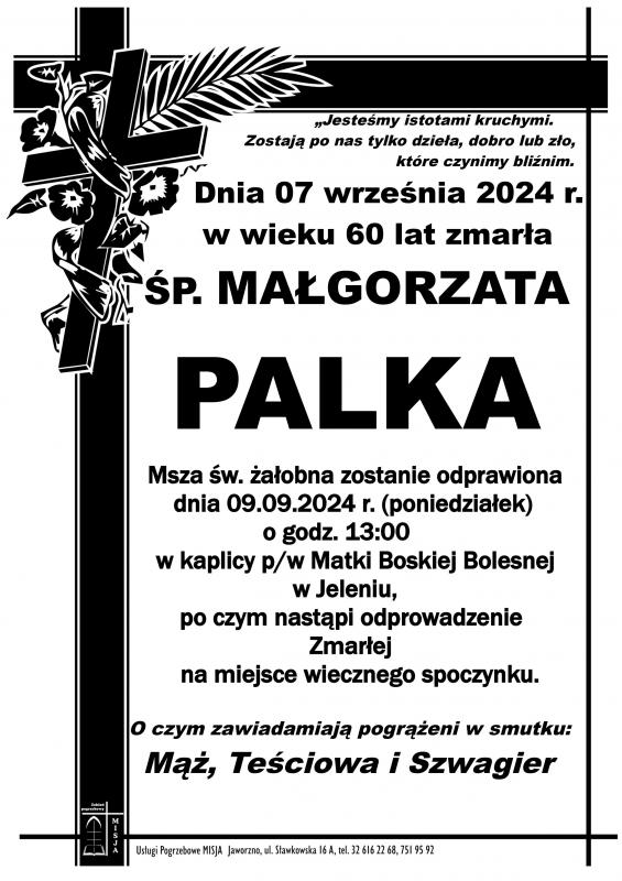 MAŁGORZATA PALKA