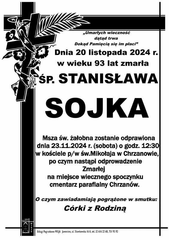 STANISŁAWA SOJKA