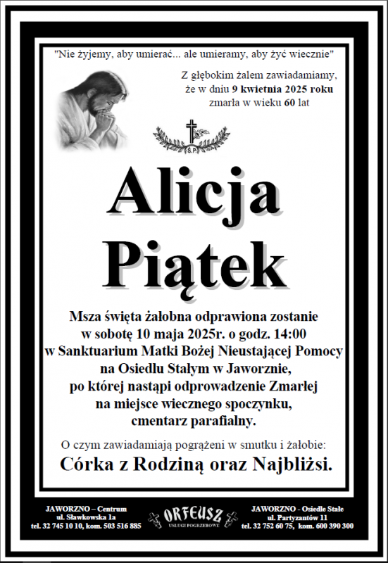 ALICJA PIĄTEK