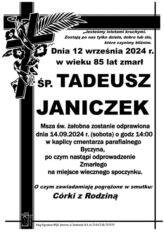 TADEUSZ JANICZEK