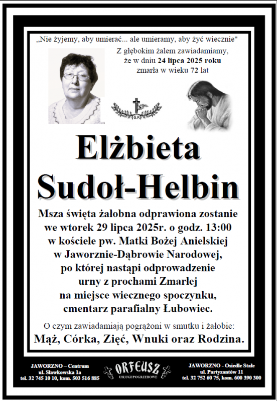 ELŻBIETA SUDOŁ-HELBIN