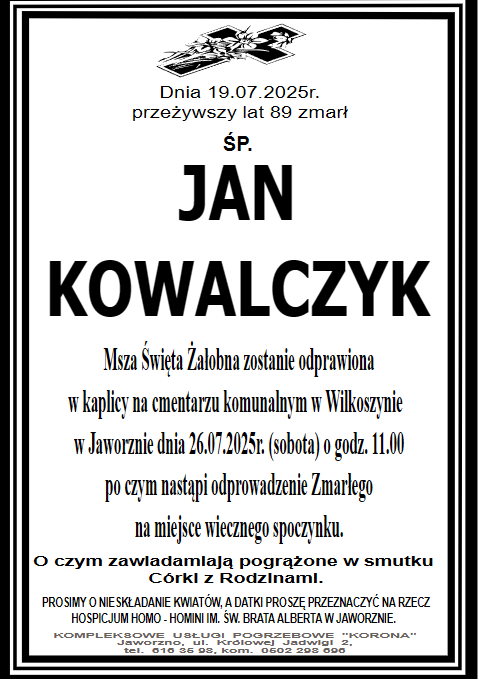 JAN KOWALCZYK